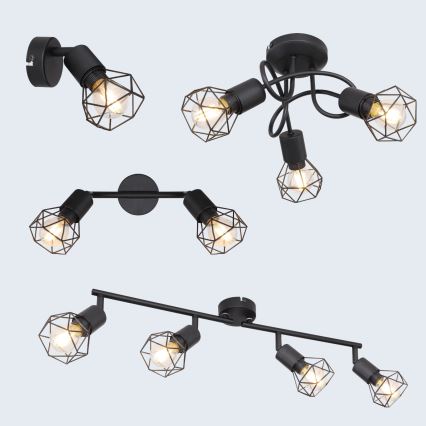 Brilagi - Spotlámpa CAGE 4xE14/40W/230V