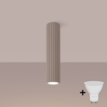 Brilagi - Spotlámpa CRESTO 1xGU10/10W/230V 30 cm taupe