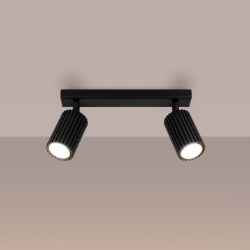 Brilagi - Spotlámpa CRESTO 2xGU10/10W/230V fekete