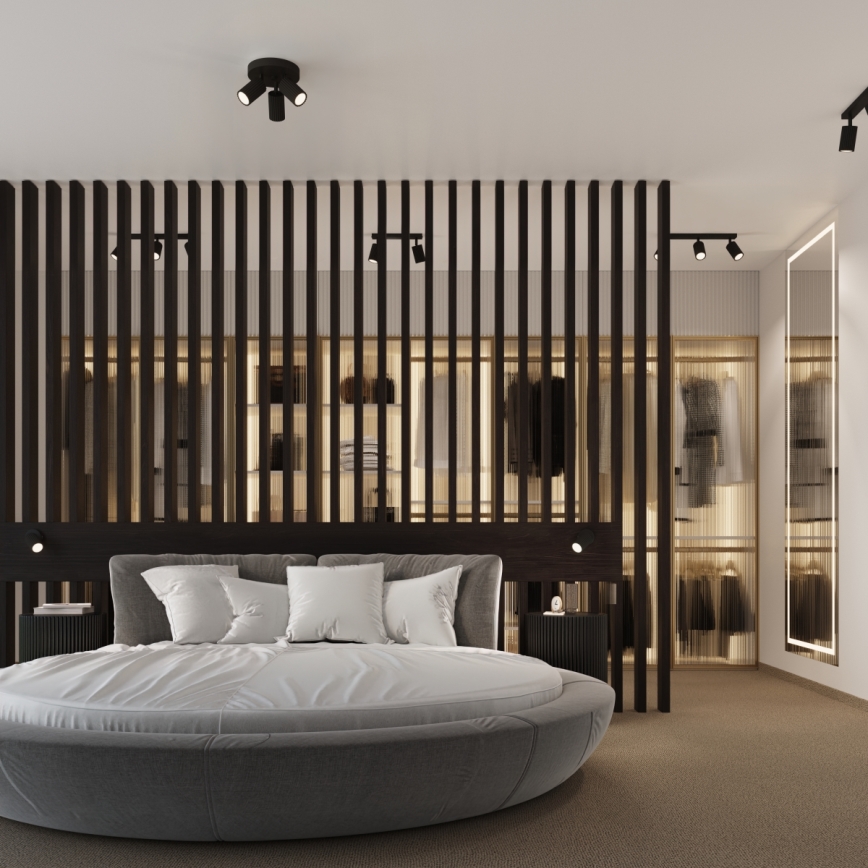 Brilagi - Spotlámpa CRESTO 2xGU10/10W/230V fekete