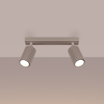 Brilagi - Spotlámpa CRESTO 2xGU10/10W/230V taupe