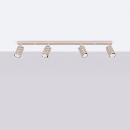 Brilagi - Spotlámpa CRESTO 4xGU10/10W/230V taupe