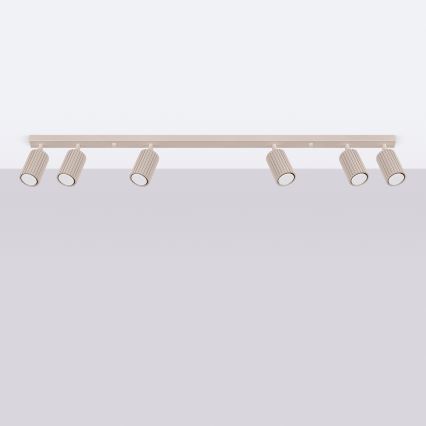 Brilagi - Spotlámpa CRESTO 6xGU10/10W/230V taupe