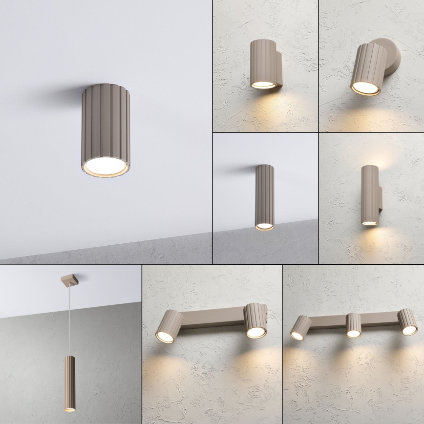 Brilagi - Spotlámpa CRISPINA 1xGU10/10W/230V 10 cm bézs