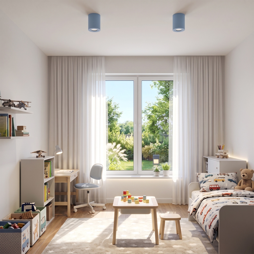 BRILAGI - Spotlámpa MIA 1xGU10/30W/230V 100x80 mm kék