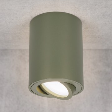 BRILAGI - Spotlámpa MIA 1xGU10/30W/230V 100x80 mm sötétzöld