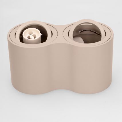 BRILAGI - Spotlámpa MIA DOUBLE 2xGU10/30W/230V bézs