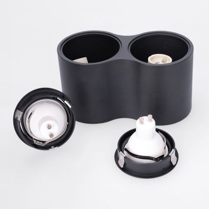Brilagi - Spotlámpa MIA DOUBLE 2xGU10/30W/230V fekete