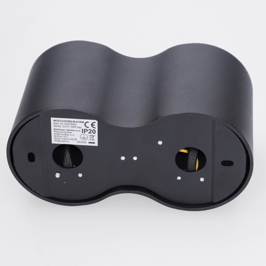 Brilagi - Spotlámpa MIA DOUBLE 2xGU10/30W/230V fekete