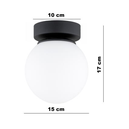 BRILAGI - Spotlámpa MILO 1xE27/60W/230V fekete