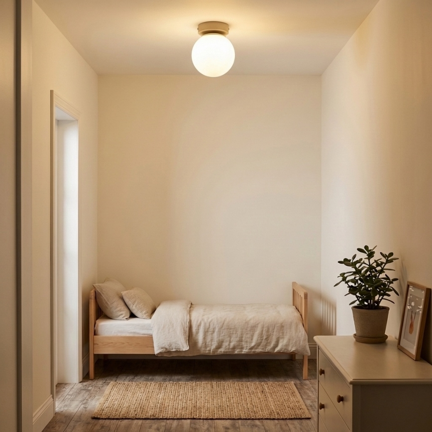 Brilagi - Spotlámpa MILO ECRU 1xE27/60W/230V bézs/arany