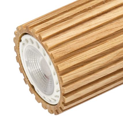 Brilagi - Spotlámpa MODERN WOOD 4xGU10/8W/230V fa/fehér