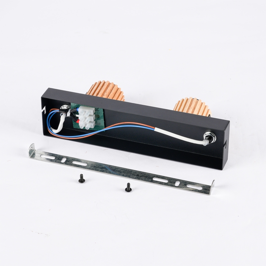 Brilagi - Spotlámpa ODENSE 2xE14/10W/230V fa/fekete