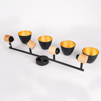 Brilagi - Spotlámpa ODENSE 4xE14/10W/230V fa/fekete