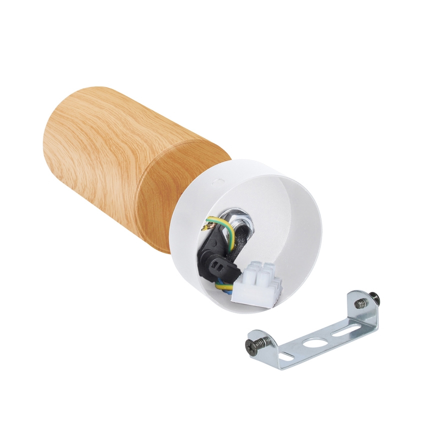 Brilagi - Spotlámpa SELE 1xGU10/30W/230V fehér/tölgy dekor