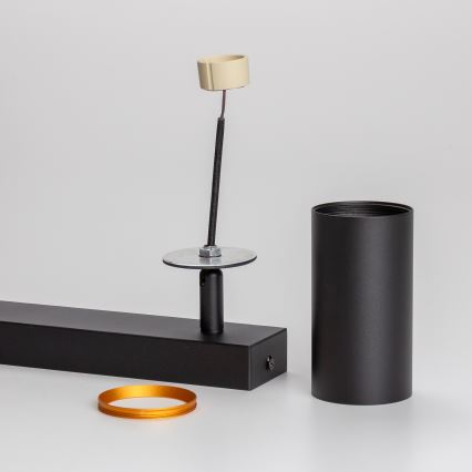 Brilagi - Spotlámpa SELE 2xGU10/30W/230V fekete/arany