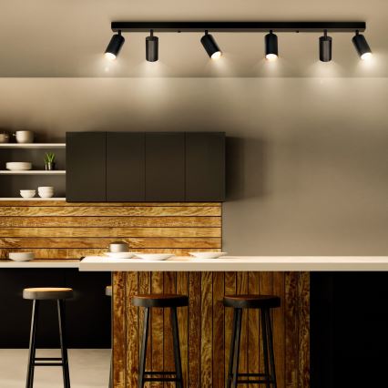 Brilagi - Spotlámpa SELE 6xGU10/30W/230V fekete/arany