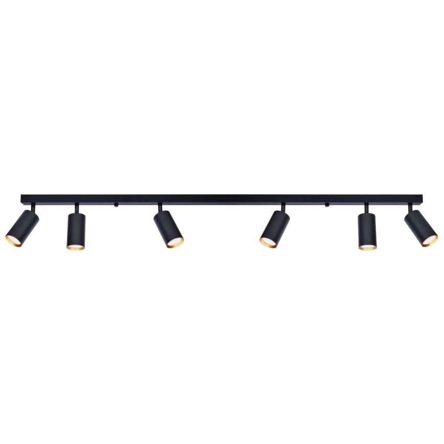 Brilagi - Spotlámpa SELE 6xGU10/30W/230V fekete/arany