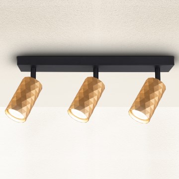 Brilagi - Spotlámpa SELE DIAMANT 3xGU10/30W/230V arany