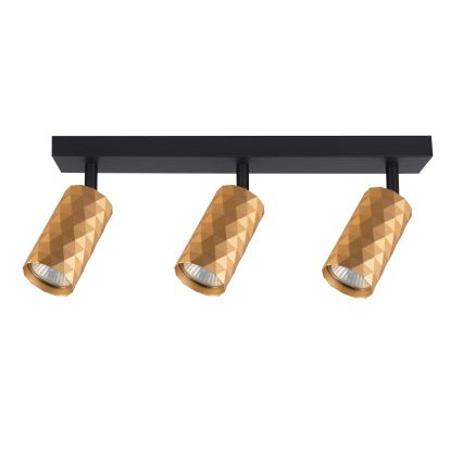 Brilagi - Spotlámpa SELE DIAMANT 3xGU10/30W/230V arany