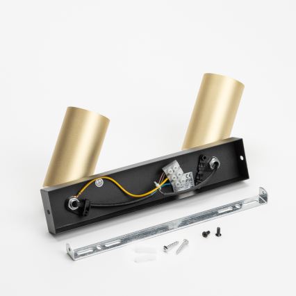 Brilagi - Spotlámpa SELE GOLDEN 2xGU10/30W/230V fekete/arany