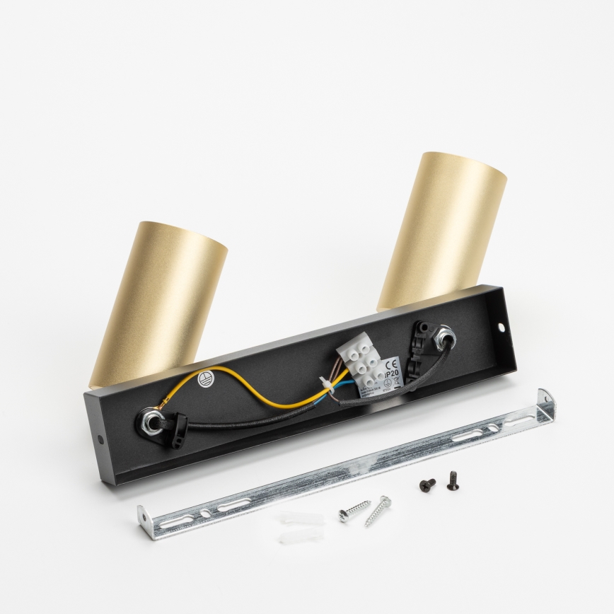 Brilagi - Spotlámpa SELE GOLDEN 2xGU10/30W/230V fekete/arany