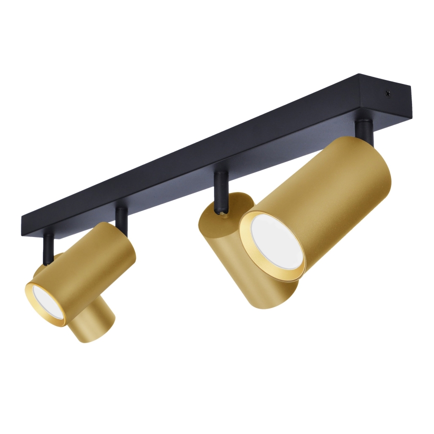 Brilagi - Spotlámpa SELE GOLDEN 4xGU10/30W/230V fekete/arany