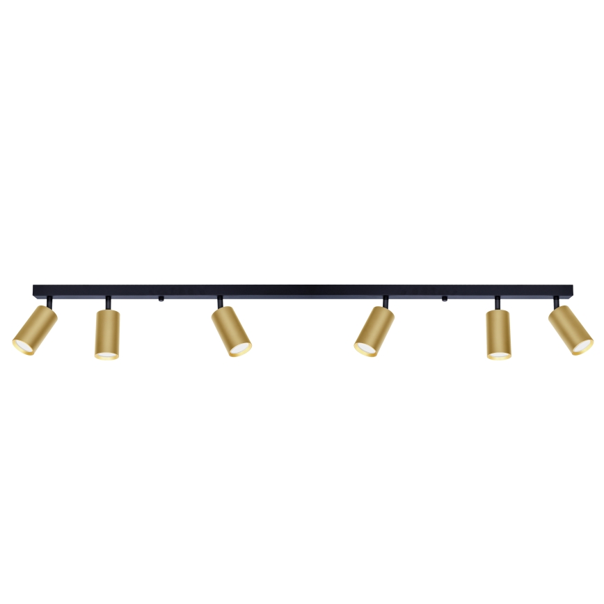 Brilagi - Spotlámpa SELE GOLDEN 6xGU10/30W/230V fekete/arany