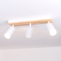 Brilagi - Spotlámpa SELE WOOD ACOUSTIC 3xGU10/30W/230V fehér/fa