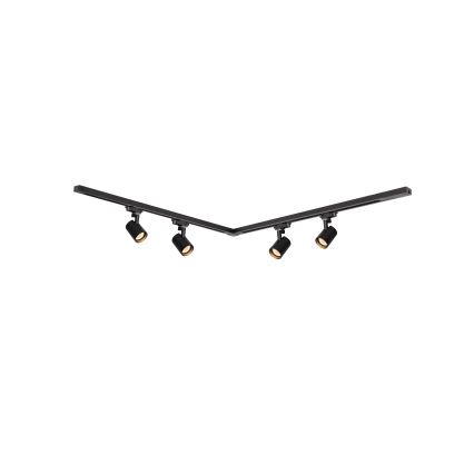 Brilagi - Spotlámpa sínrendszerhez HUSKY 4xGU10/10W/230V fekete