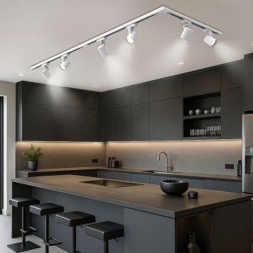 Brilagi - Spotlámpa sínrendszerhez HUSKY 6xGU10/10W/230V fehér