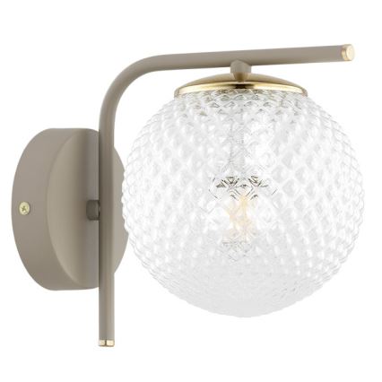Brilagi - STELLA fali lámpa 1xE27/60W/230V bézs/arany