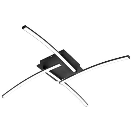 Brilagi - LED mennyezeti lámpatest STRIPES LED/32W/230V 69x69 cm fekete