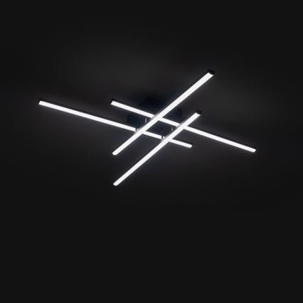 Brilagi - LED mennyezeti lámpatest STRIPES LED/37W/230V 68x68 cm fekete