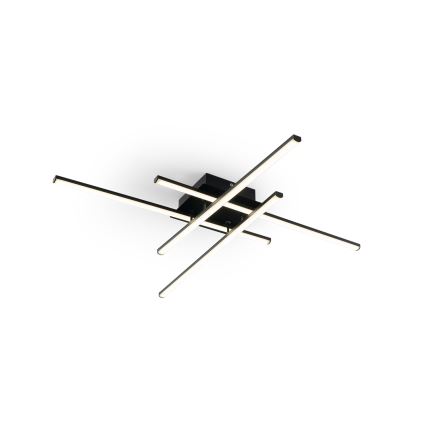 Brilagi - LED mennyezeti lámpatest STRIPES LED/37W/230V 68x68 cm fekete