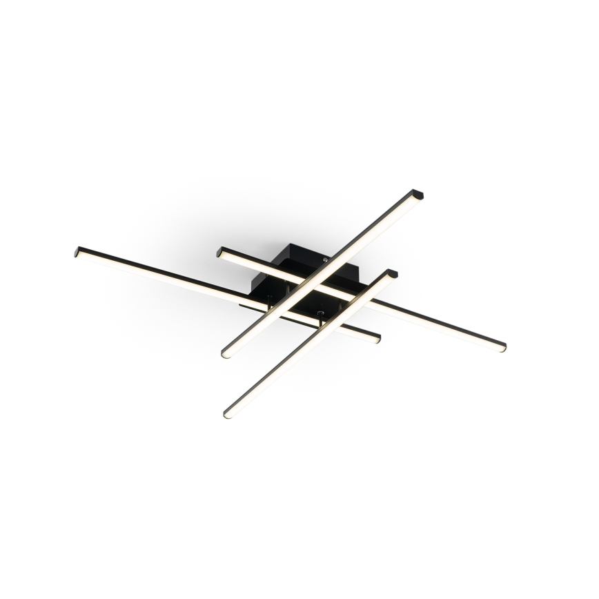 Brilagi - LED mennyezeti lámpatest STRIPES LED/37W/230V 68x68 cm fekete