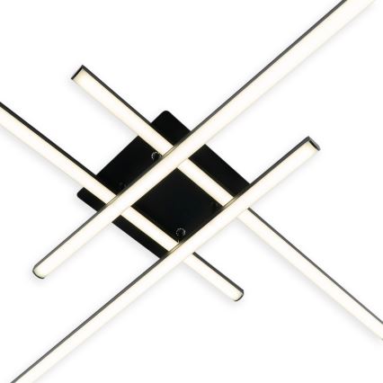 Brilagi - LED mennyezeti lámpatest STRIPES LED/37W/230V 68x68 cm fekete