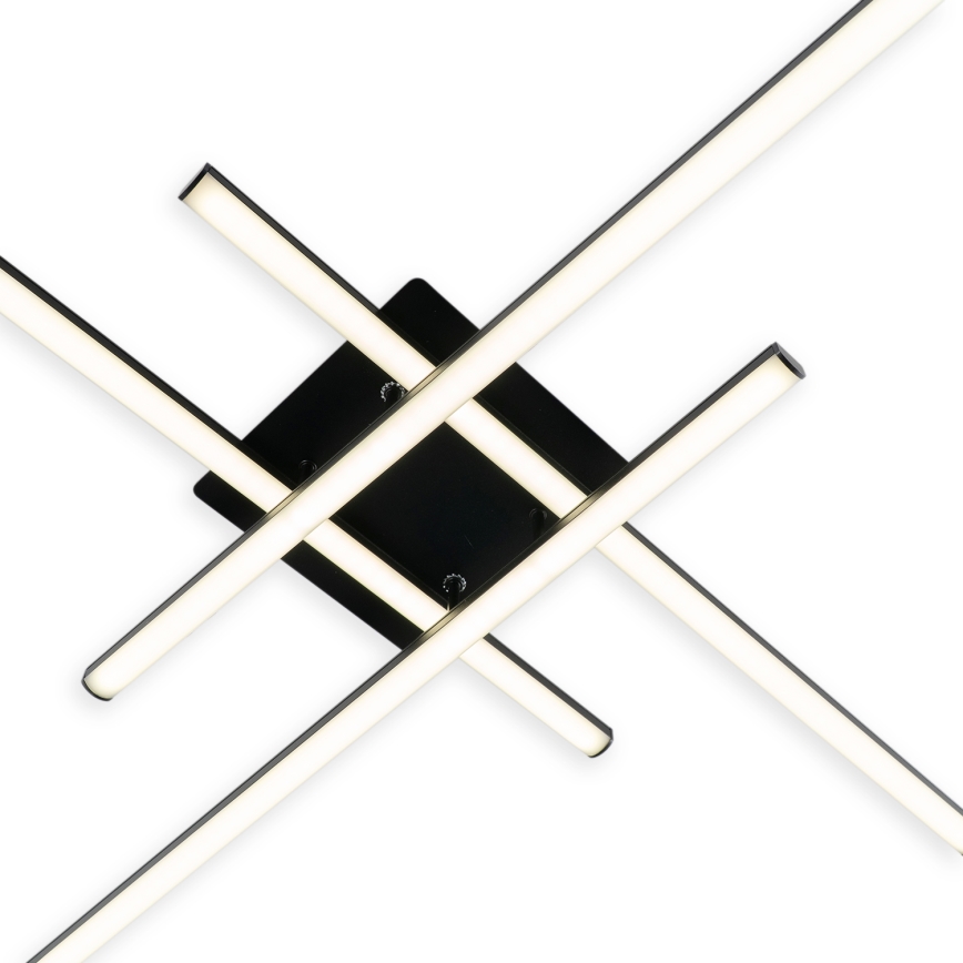 Brilagi - LED mennyezeti lámpatest STRIPES LED/37W/230V 68x68 cm fekete