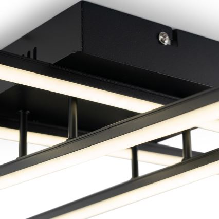 Brilagi - LED mennyezeti lámpatest STRIPES LED/37W/230V 68x68 cm fekete