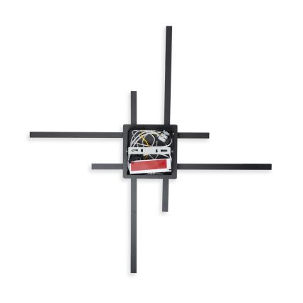 Brilagi - LED mennyezeti lámpatest STRIPES LED/37W/230V 68x68 cm fekete