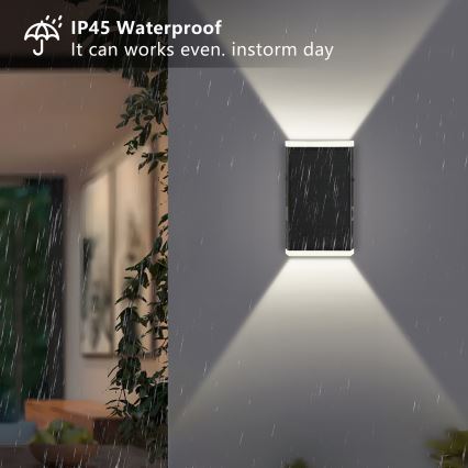 Brilagi - LED napelemes fali lámpa SUN GUARD LED/2W/3,7V 2000 mAh IP45