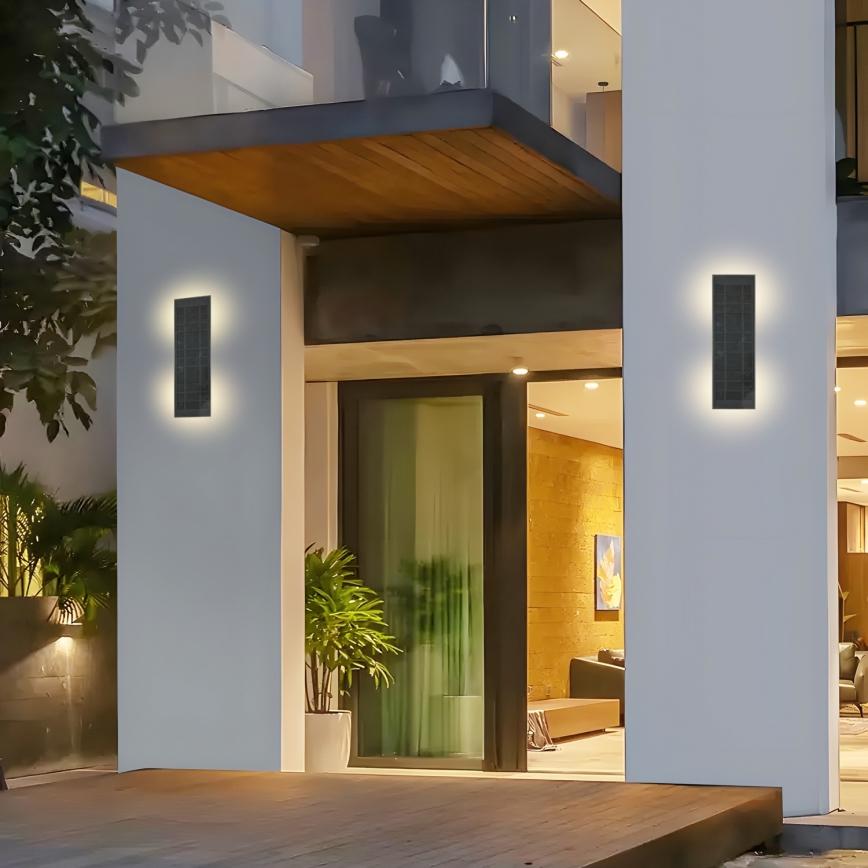 Brilagi - LED dimmelhető napelemes fali lámpa SUN LED/2,5W/230V 30 cm 2000 mAh IP44