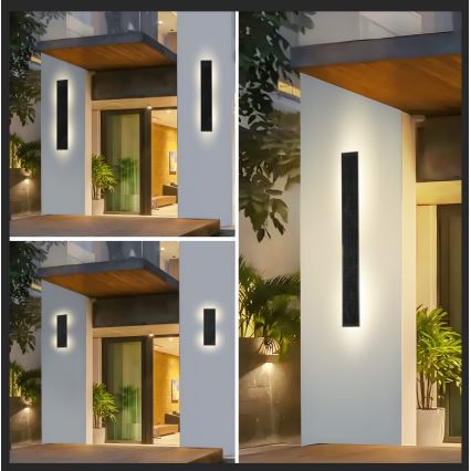 Brilagi - LED dimmelhető napelemes fali lámpa SUN LED/2,5W/230V 30 cm 2000 mAh IP44