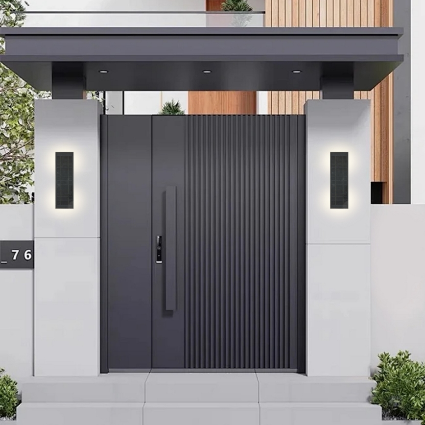 Brilagi - LED dimmelhető napelemes fali lámpa SUN LED/2,5W/230V 30 cm 2000 mAh IP44