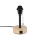 Brilagi - TABLON asztali lámpa USB-porttal 1xE27/25W/230V tölgy/fekete
