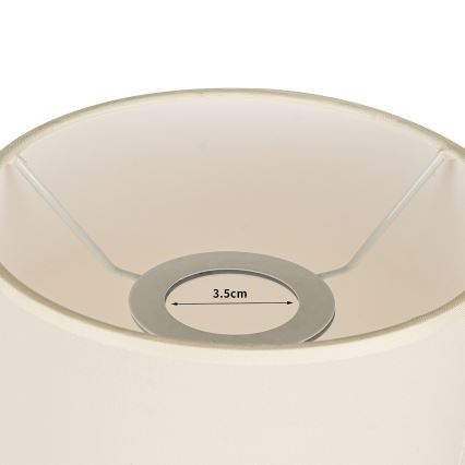 Brilagi - TABLON E27 asztali lámpa búra, átmérő 14 cm, krémszínű