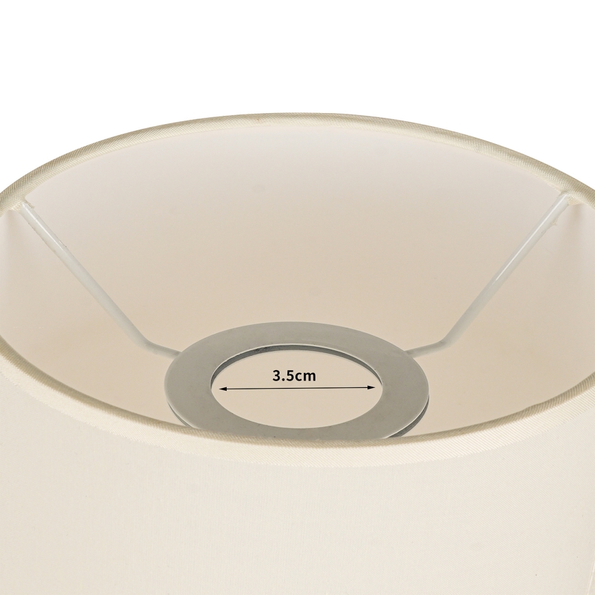 Brilagi - TABLON E27 asztali lámpa búra, átmérő 14 cm, krémszínű