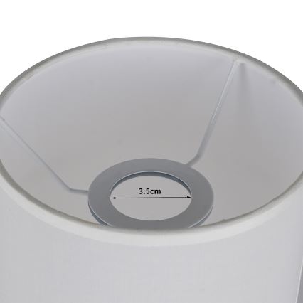 Brilagi - TABLON E27 asztali lámpához való búra, átmérő 14 cm, fehér