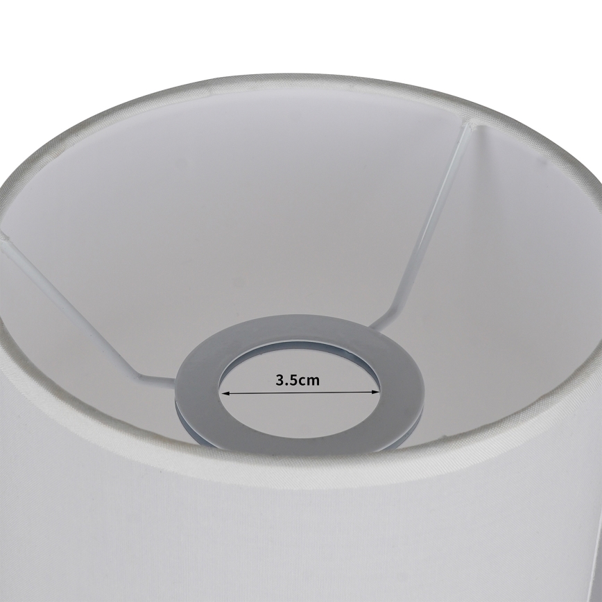Brilagi - TABLON E27 asztali lámpához való búra, átmérő 14 cm, fehér
