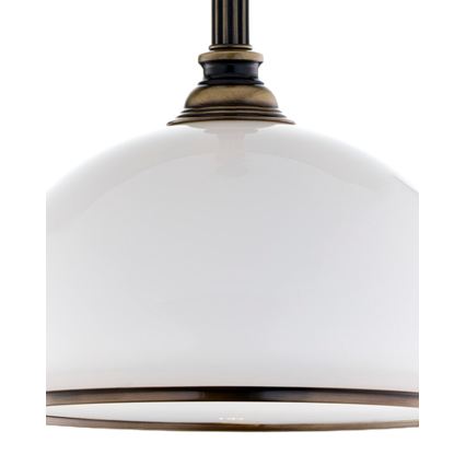 Brilagi - TAURUS rúddal szerelt csillár 1xE27/15W/230V átm. 40 cm bronzszínű